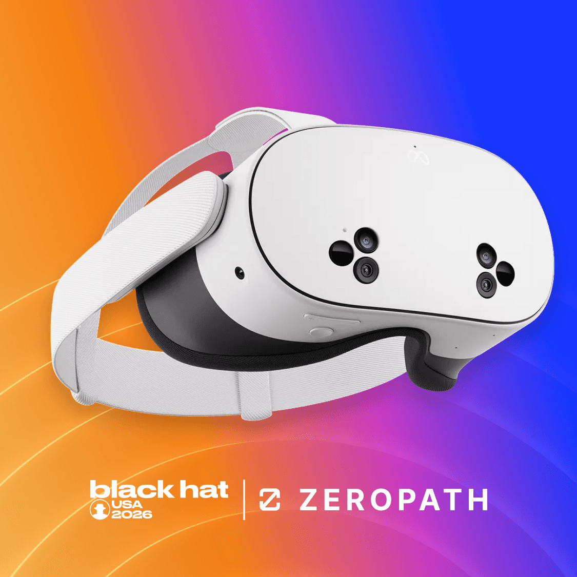 Meta Quest 3S 128GB VR Headset — the Black Hat USA 2026 raffle prize. Visit booth 7908 in the AI Zone for a chance to win.